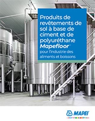 Produits de revêtements de sol à base de ciment et de polyuréthane Mapefloor pour l’industrie des aliments et boissons